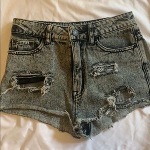 High waisted shorts